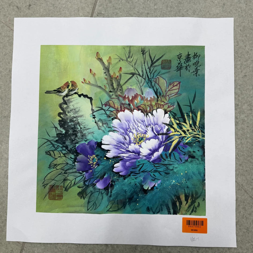 柳晓叶绘画1pc花鸟