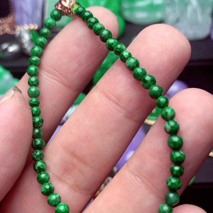 翡翠未镶嵌手链手串