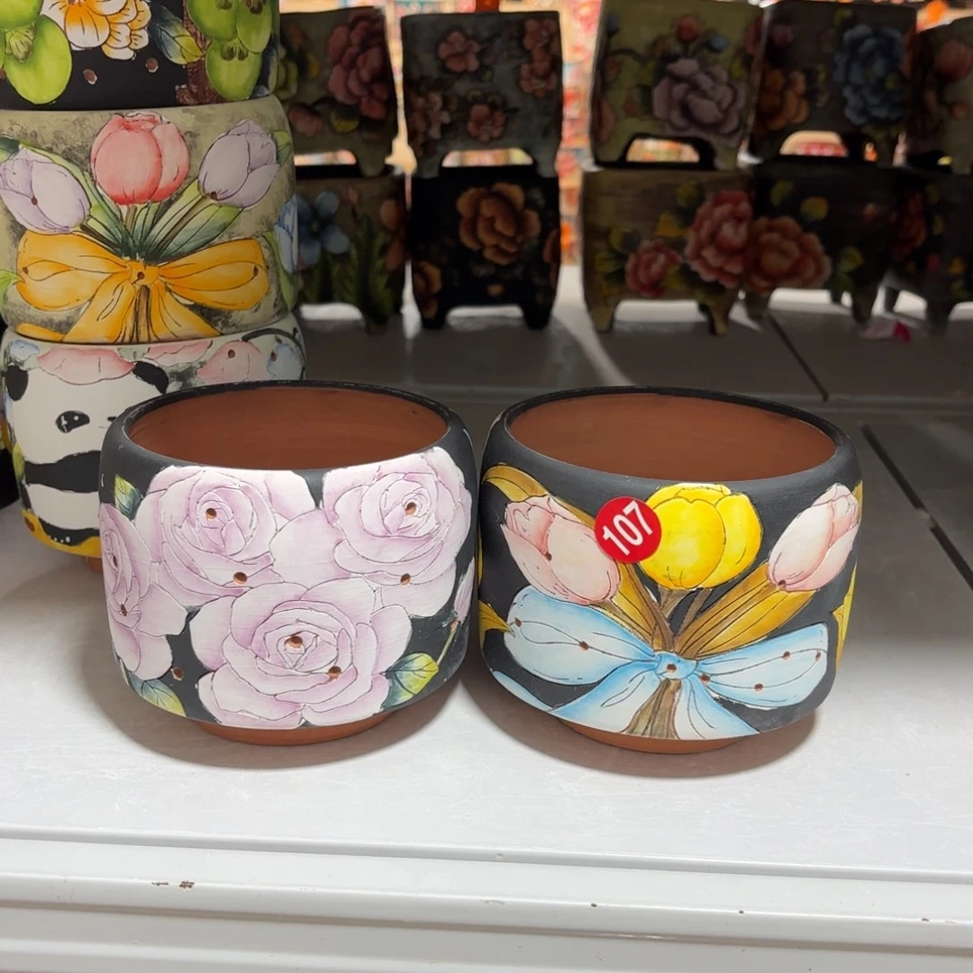 景德镇手绘花盆陶瓷10/10