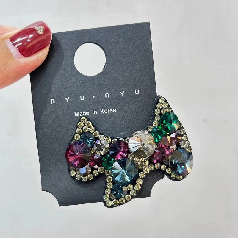 韩国施家水晶bb夹高档发夹轻奢刘海发夹碎发夹韩版侧边夹发卡发饰