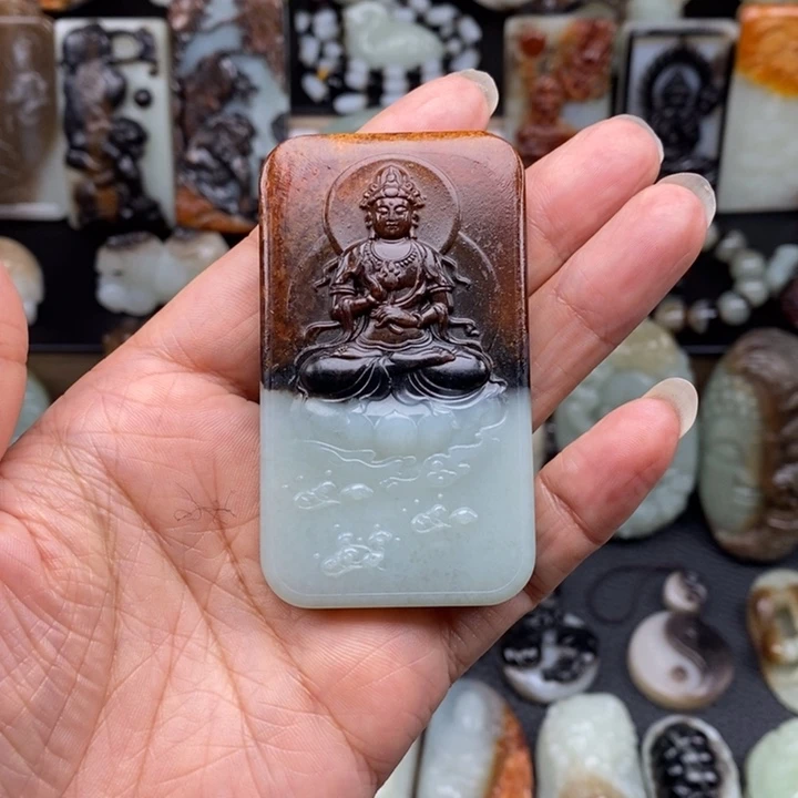 用***9和田玉未镶嵌项链