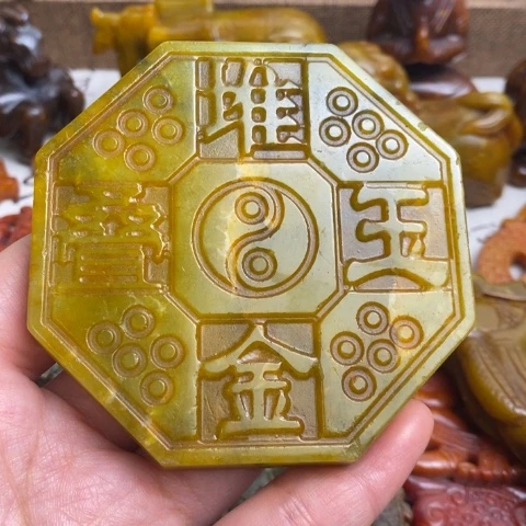 蛇纹石玉未镶嵌颈饰13