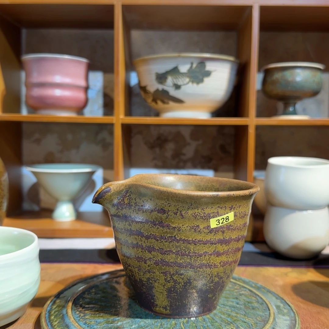 公道杯蘭山窑手作器物328正品