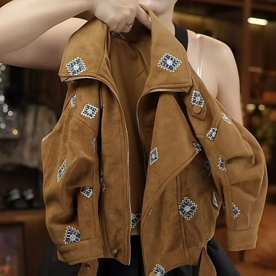 女童春秋外套2025新款儿童时髦洋气夹克女大童秋装韩版