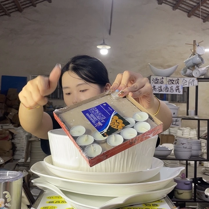 蜡烛50个高温酒店瓷破损包赔