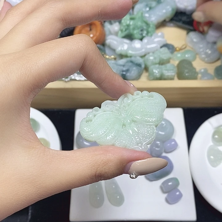 翡翠散珠天然缅甸翡翠