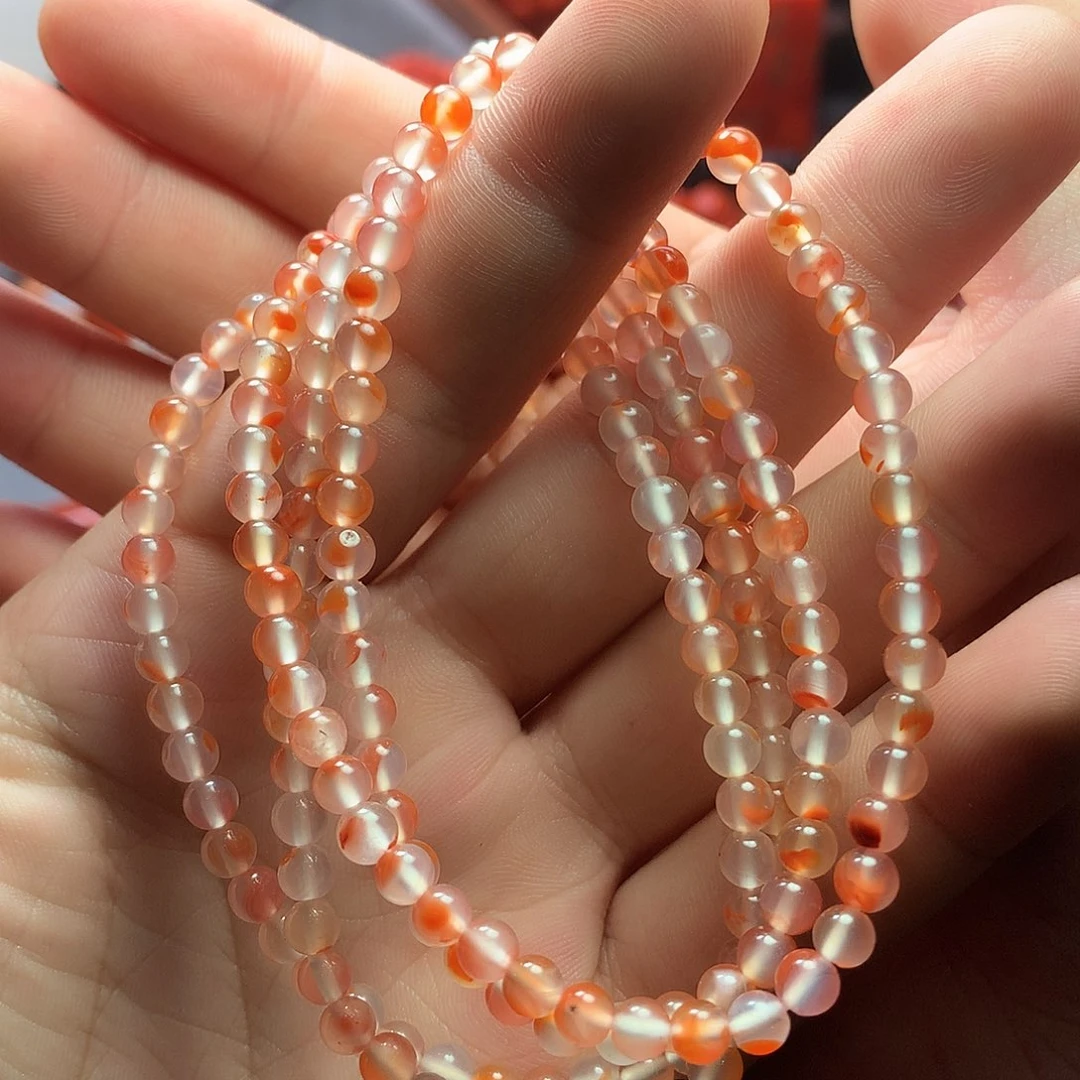 南红玛瑙未镶嵌1干掌冰飘多圈