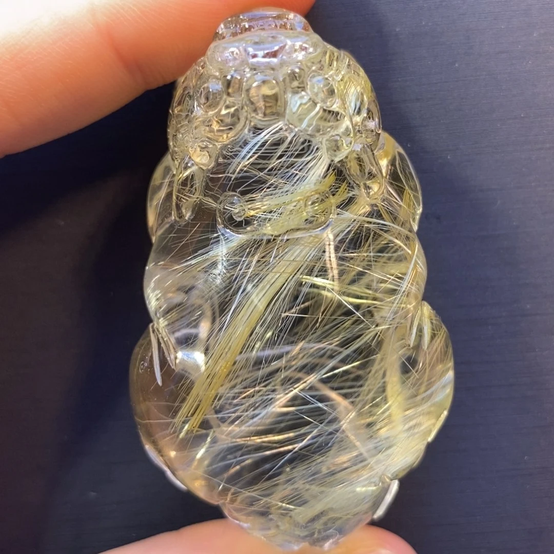 颈饰未镶嵌水晶发晶貔貅