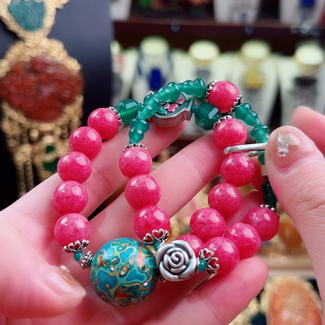 925银珐琅锦象原创设计款式手链