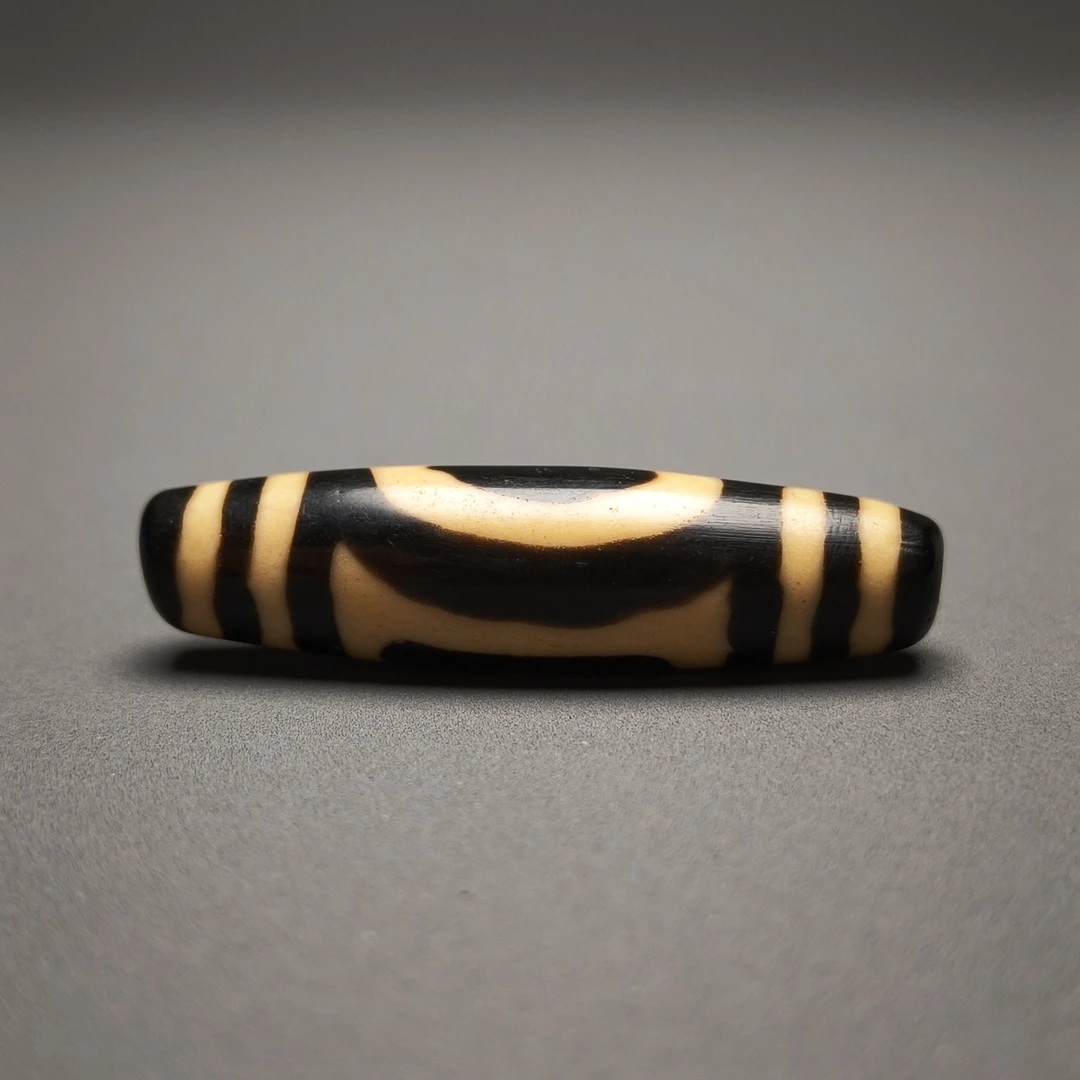 清代天地料器天珠/DZ241249/古玩/收藏/德州文物