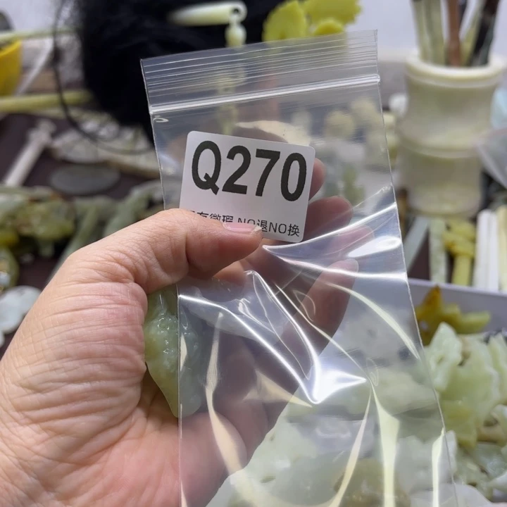 蛇纹石玉发饰合金温**.