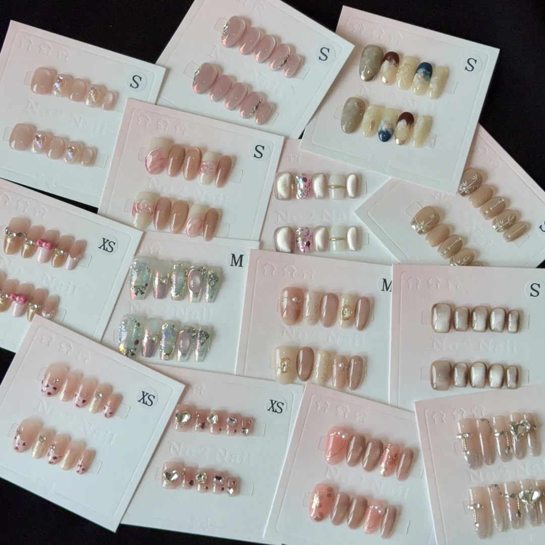 3E 【许愿＋转盘】No 2 Nail纯手工穿戴甲（默认微瑕 NO退NO换）