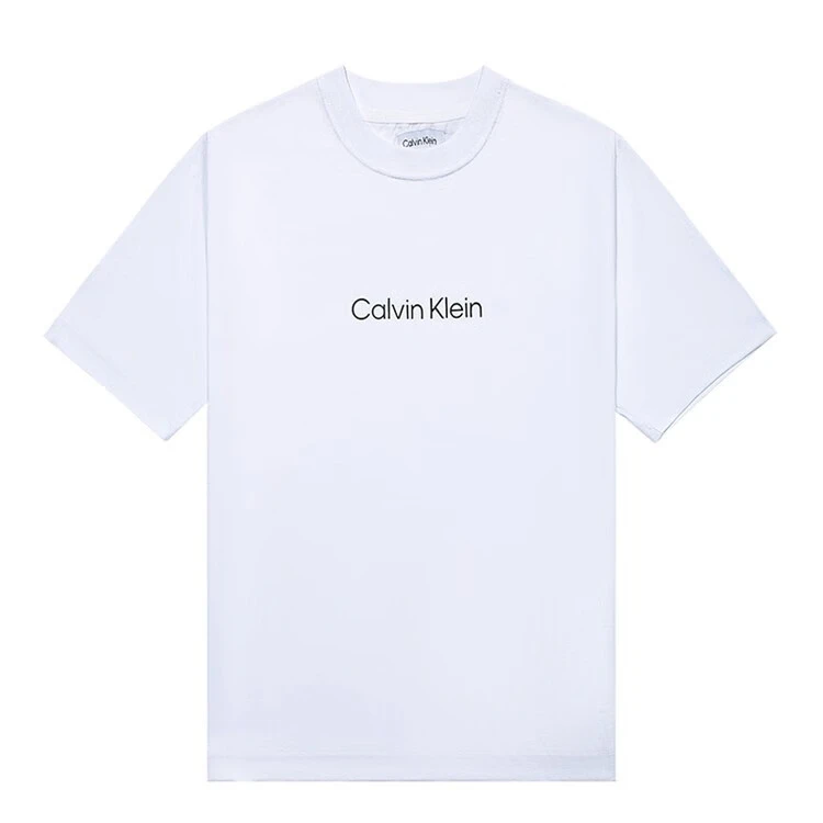Calvin Klein/卡尔文·克雷恩重磅t恤男夏季宽松男士短袖 香港直邮