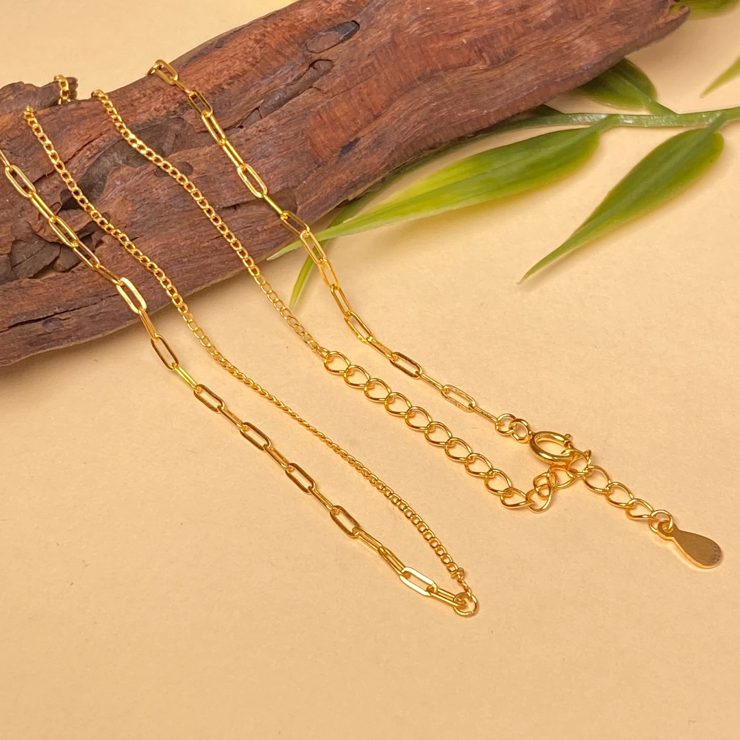 925银银制品 【铭记珠宝】S925银AB项链10-DM110H145【约45cm】