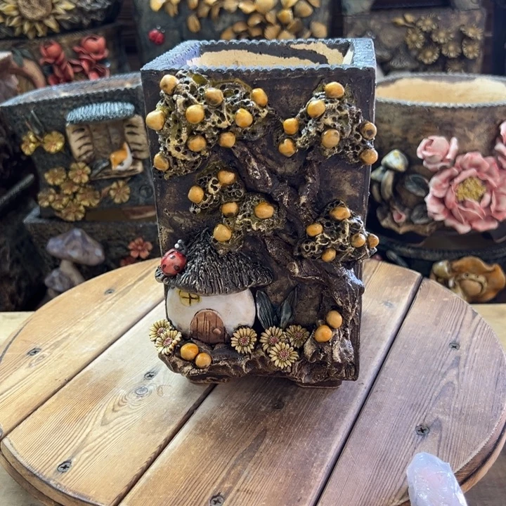 青藤多肉花盆百搭