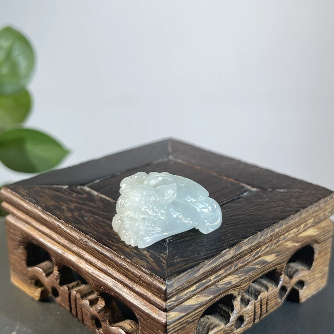 JTA30-014 天然缅甸A货翡翠 三脚金蟾