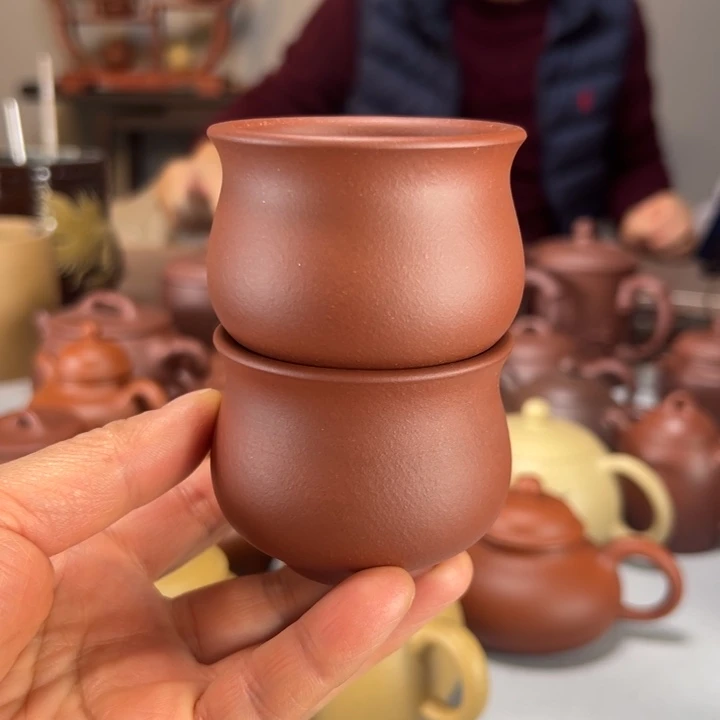 紫砂茶杯新人泥料体验杯