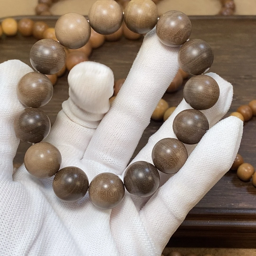 猛****檀香木正区印度迈索尔老山檀香15mm真阴沉