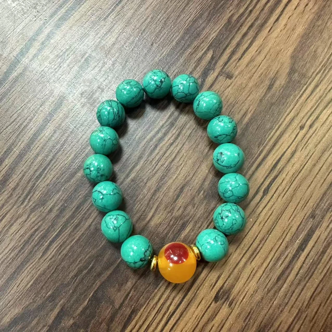 【闪购商品】绿玛瑙手串20