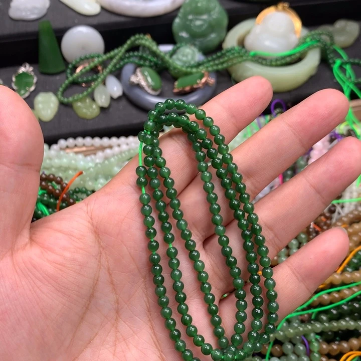 和田玉未镶嵌手链70