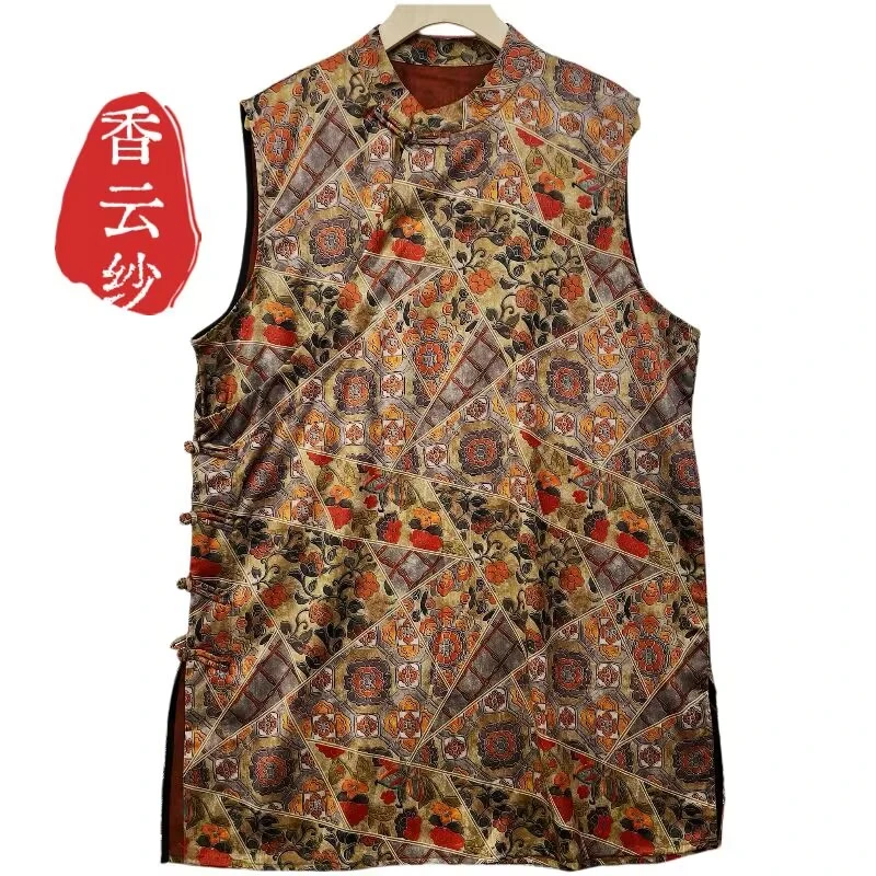 夏季高定上衣335-荣华富贵重工花萝老料时尚高级国风上衣819
