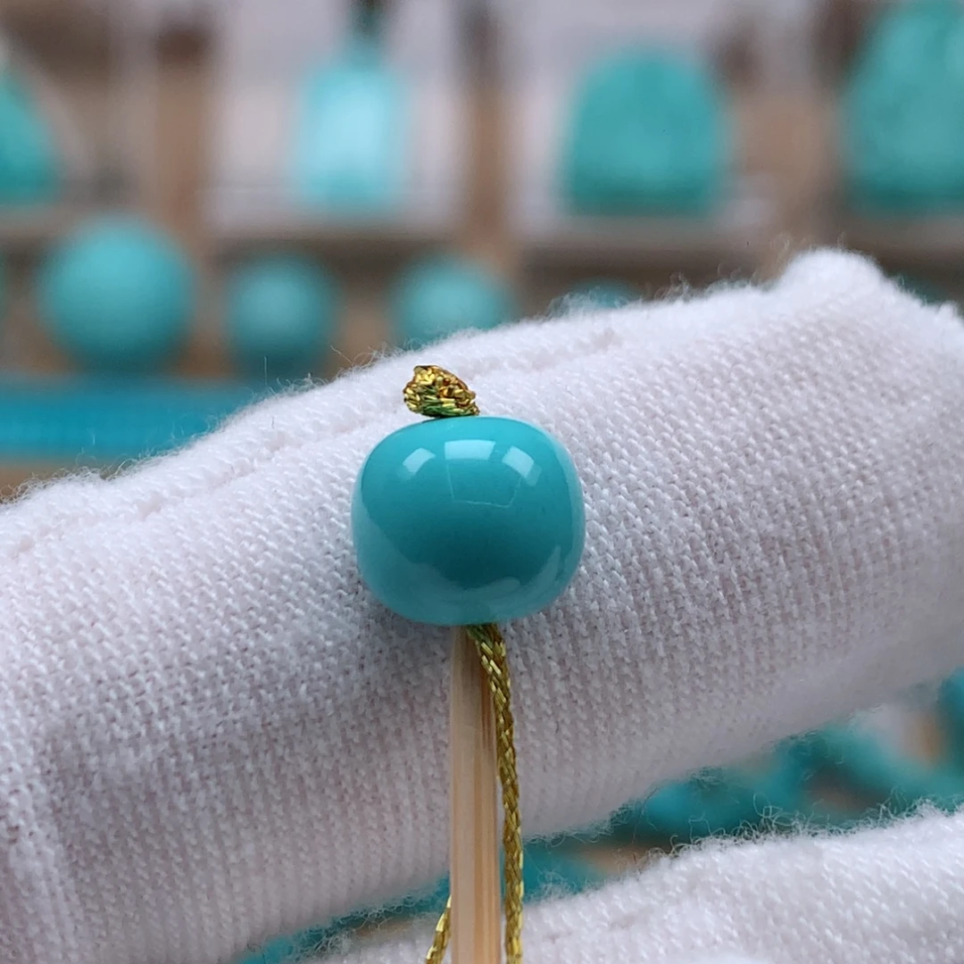 绿松石未镶嵌珠宝奇石8.5mm