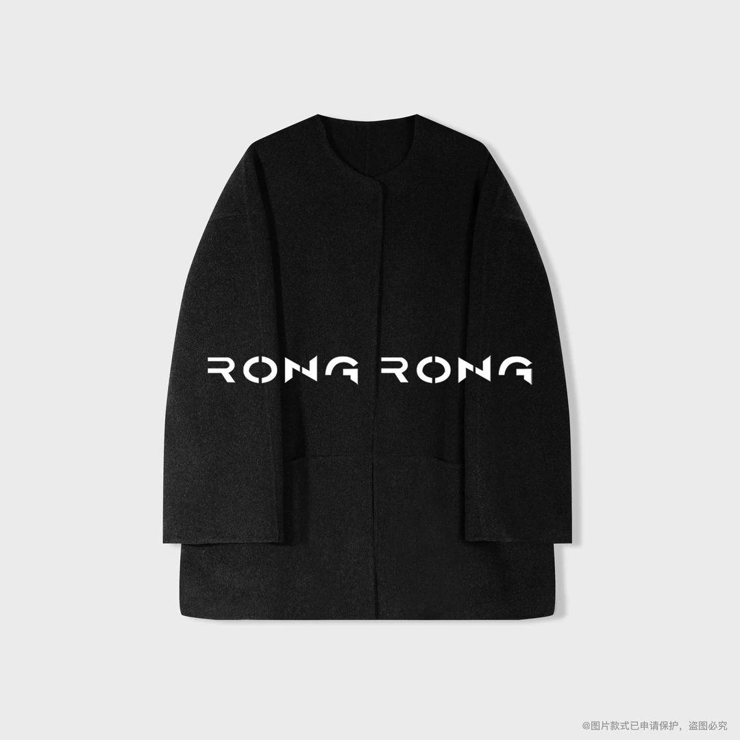 溶溶【羊驼之巅】RONGRONG 羊毛羊驼毛贝贝苏力Madame短大衣MP902N