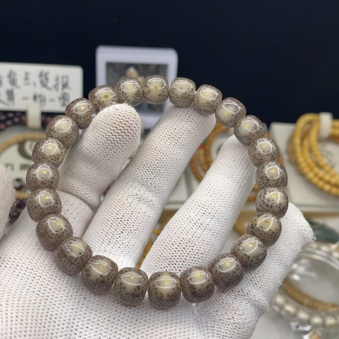 星月菩提手串5号石玉糯冰玉化10.5✖️9.5大眼睛