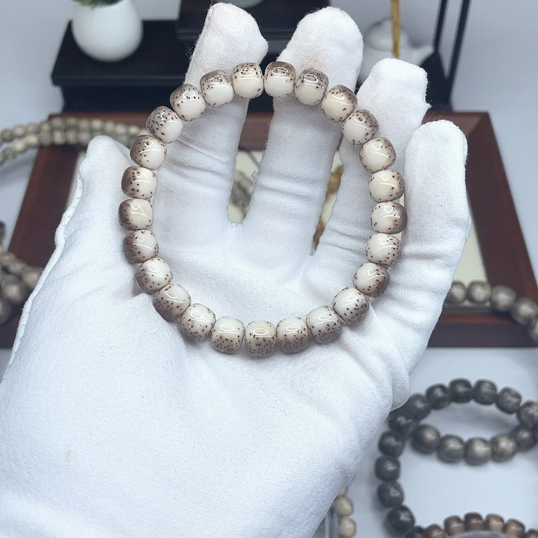 亮***星月菩提手串9×8糯冰河豚毕业B25