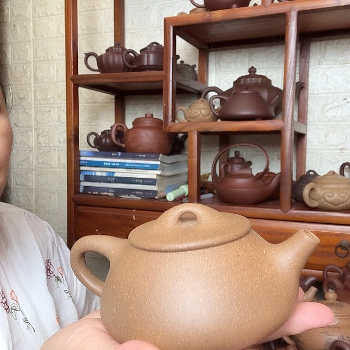 茶壶紫砂石瓢260cc半手工