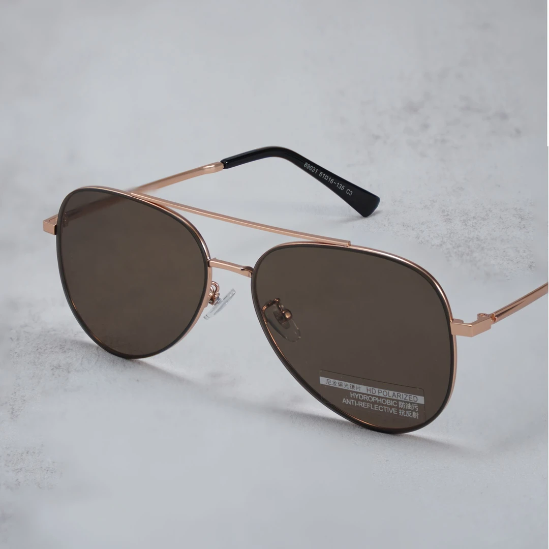 男士偏光太阳眼镜防晒墨镜高清防紫外线尼龙经典飞行员钓鱼开车镜