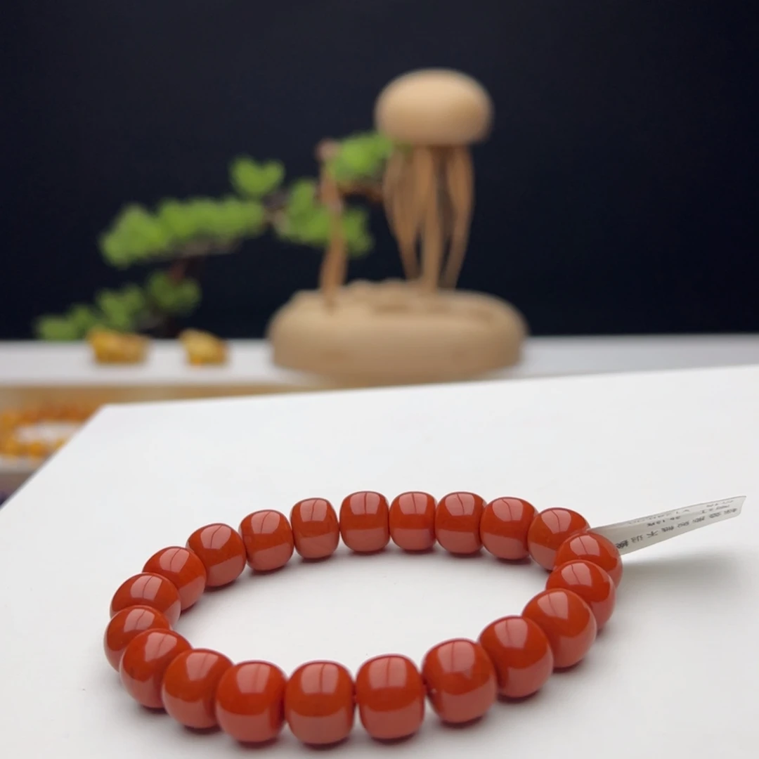 南红玛瑙未镶嵌手链南红10.7mm35.15