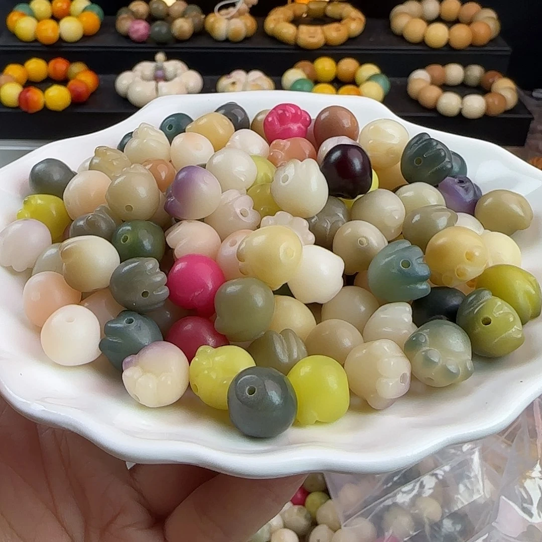 吊坠菩提根/象牙果卡12多宝猫爪100颗