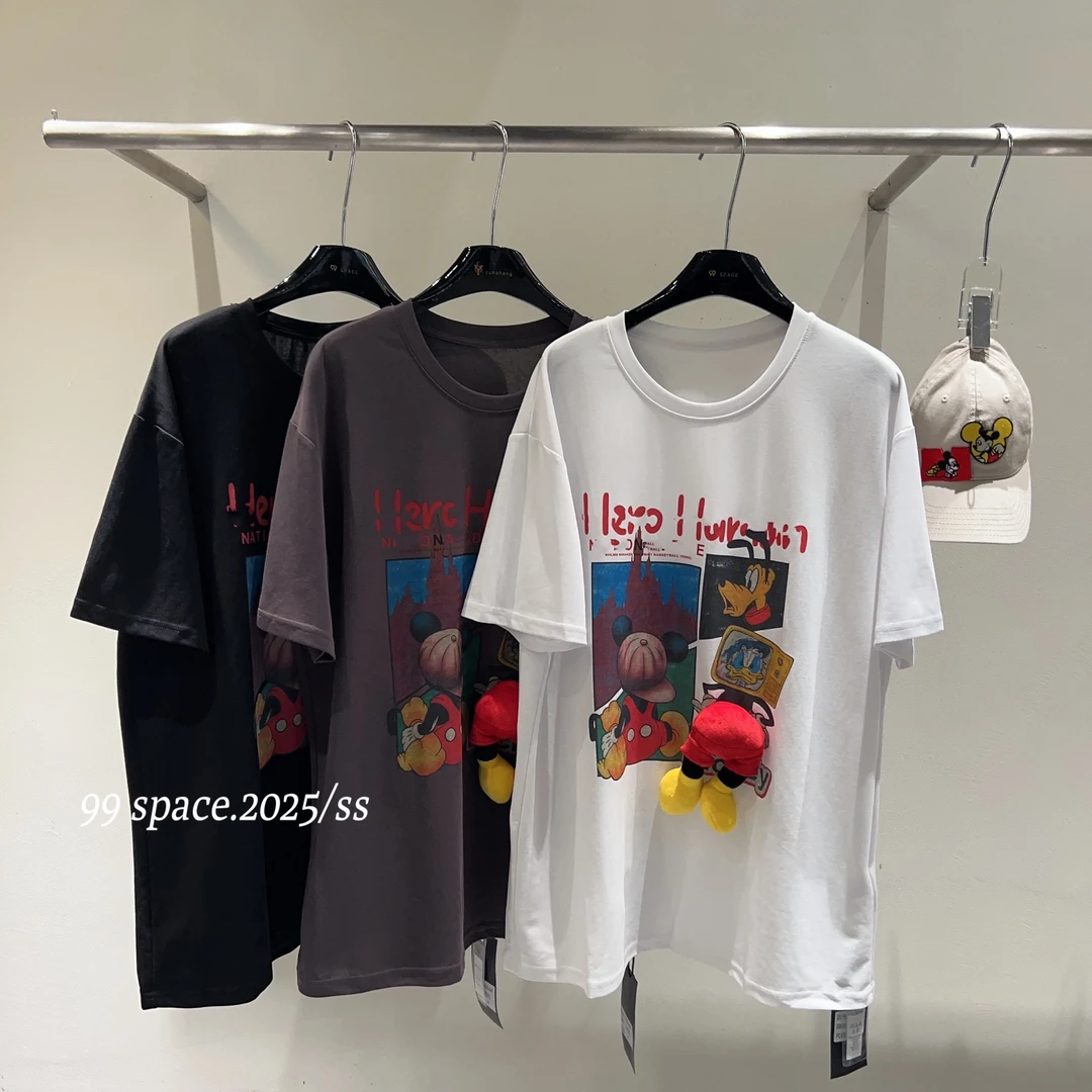 杨杨 99-1684新款大版印花休闲T恤