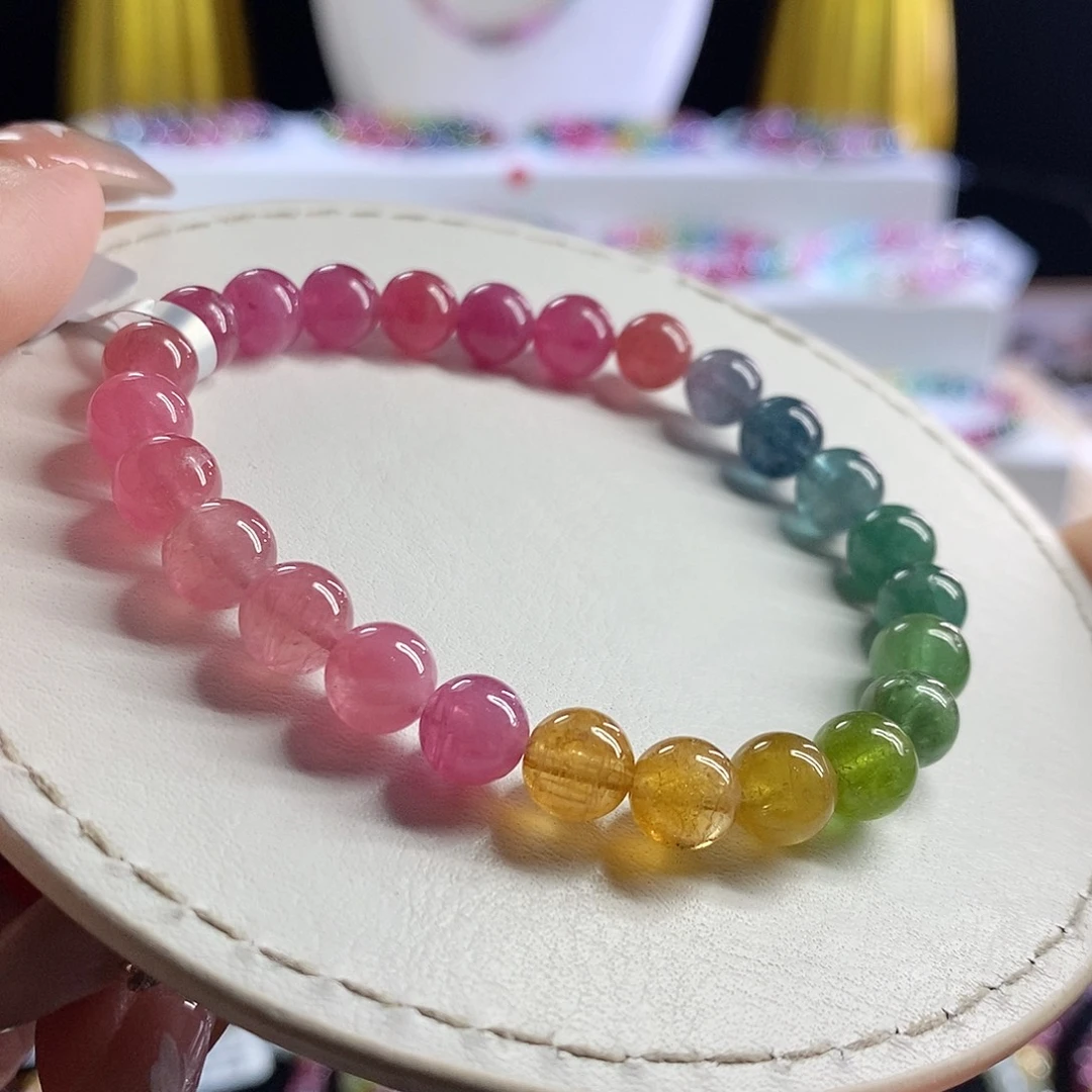 未镶嵌手链碧玺糖果