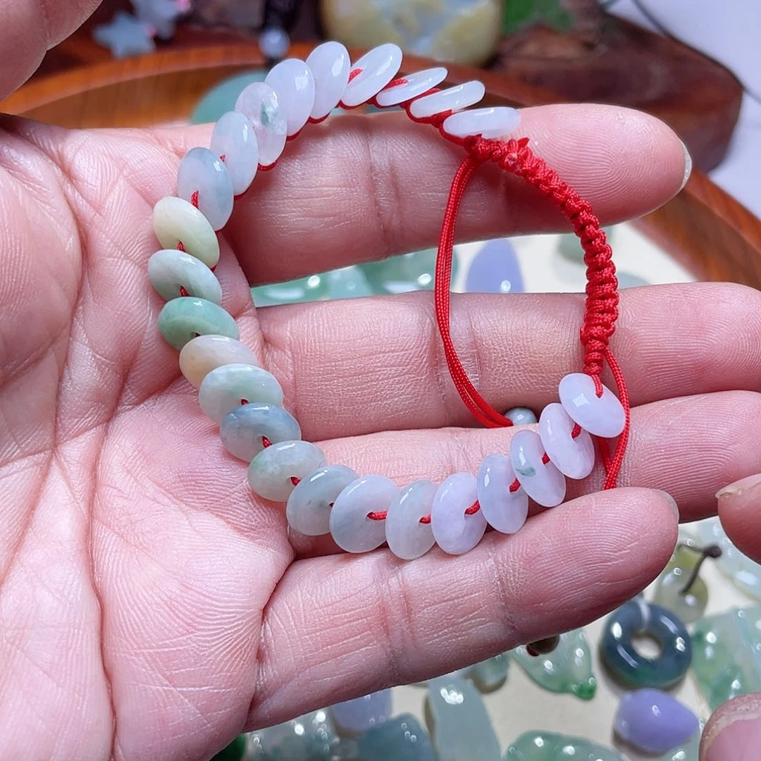 颈饰未镶嵌翡翠手绳