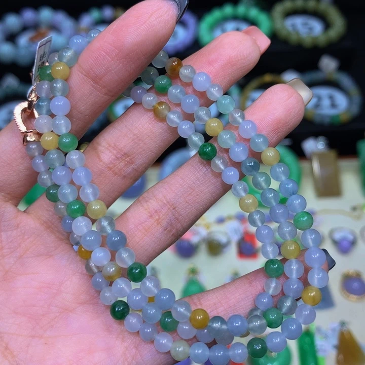 翡翠未镶嵌手链翡翠