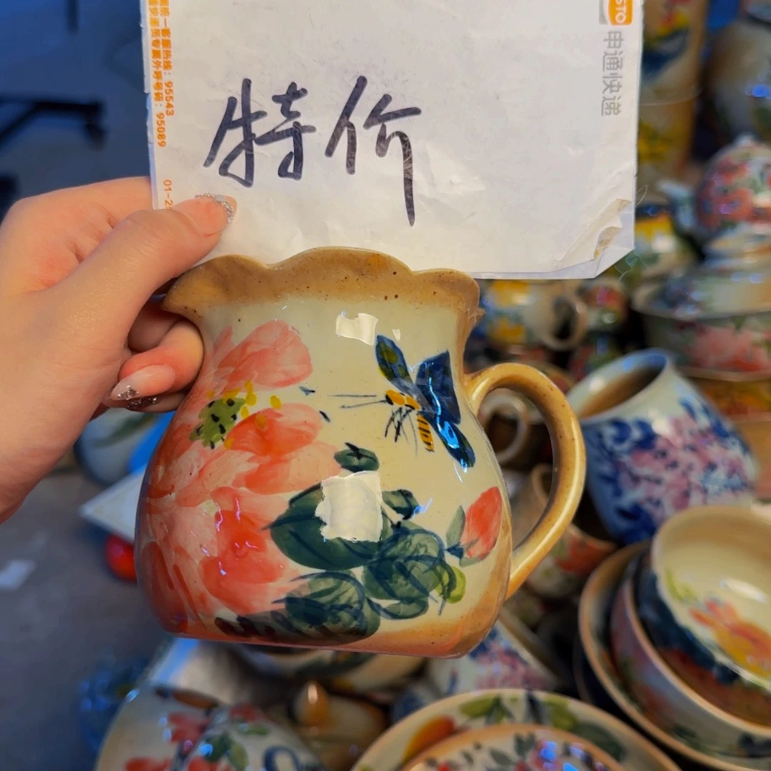 瓷片景德镇陶瓷手工手绘