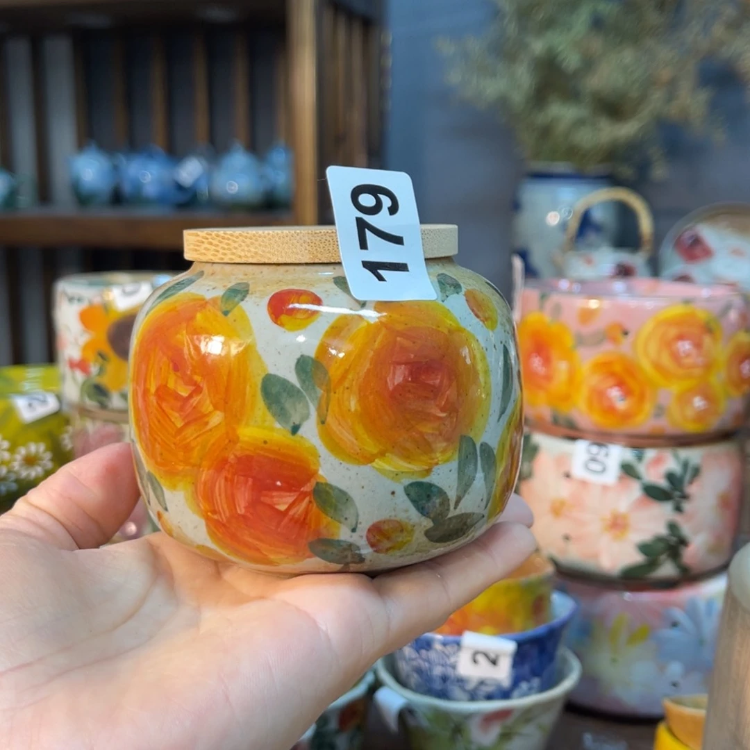 杯素浅陶瓷手工手绘