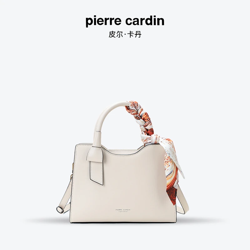 皮尔卡丹文艺风经典波士顿单肩质感ol简约潮流女士大气手提包包