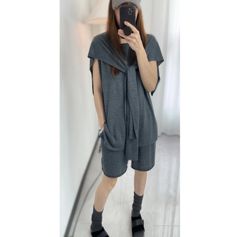 披肩 夏季山羊绒柔软亲肤针织高级感小坎肩