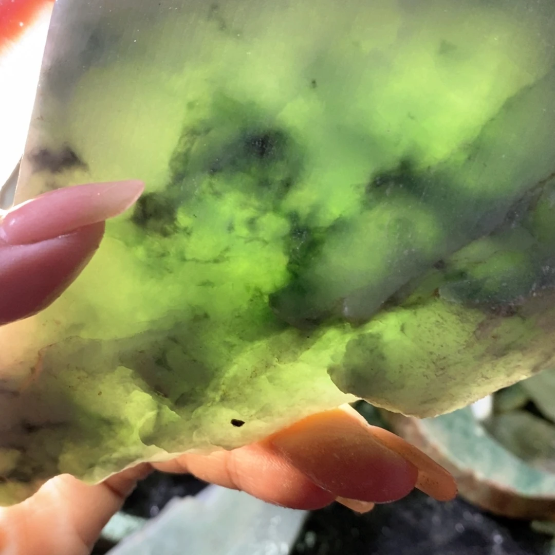 颈饰未镶嵌翡翠天然翡翠