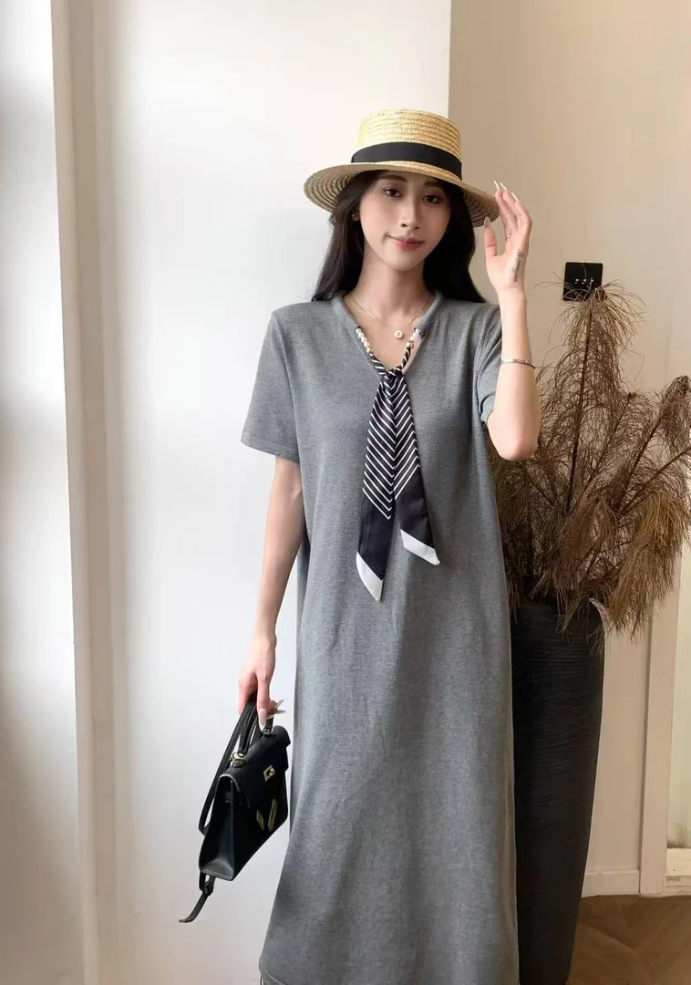 【夏季新品】对应编碼下单2025新款秋夏休闲显瘦百搭宽松连衣裙