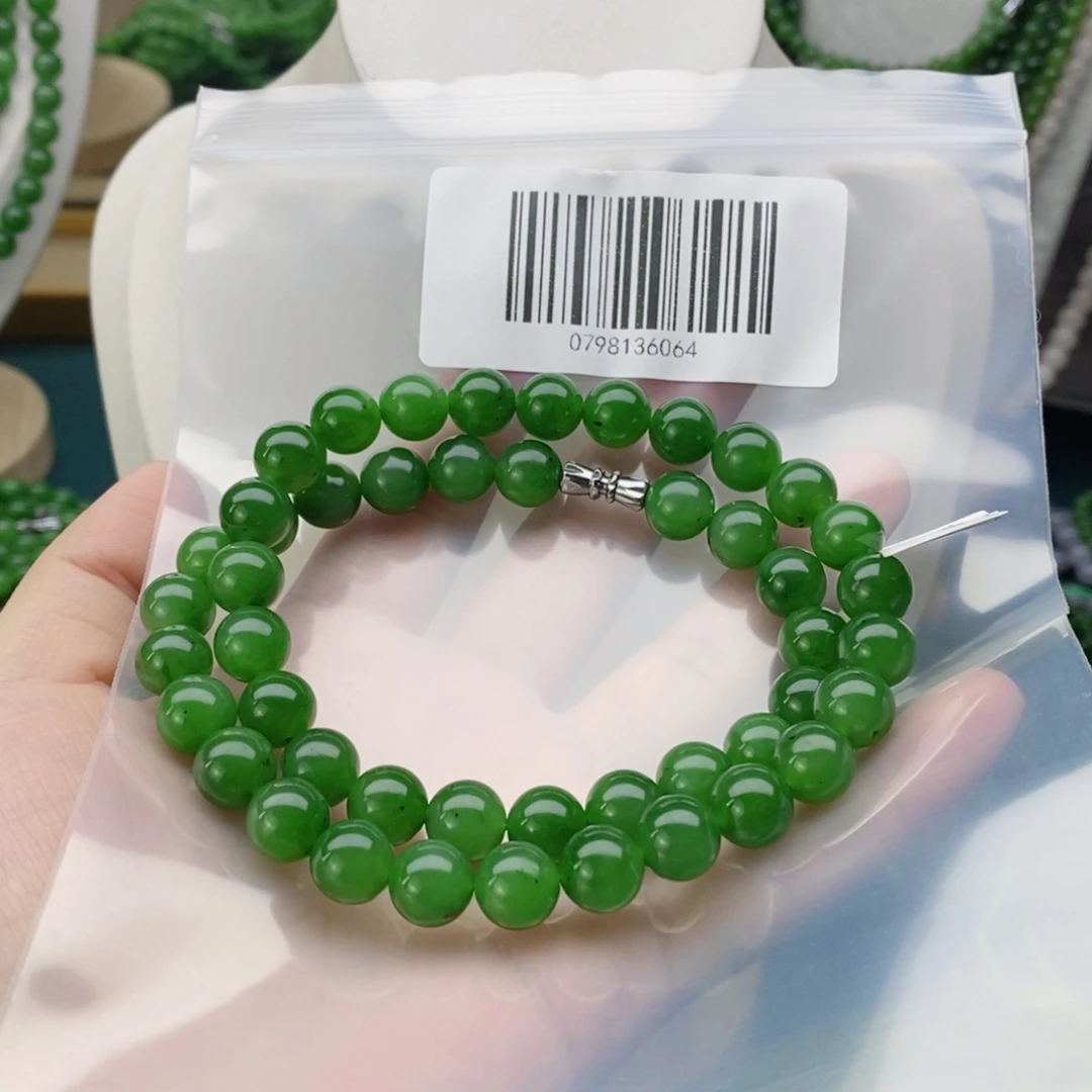 和田玉（碧玉）颈饰未镶嵌姮10