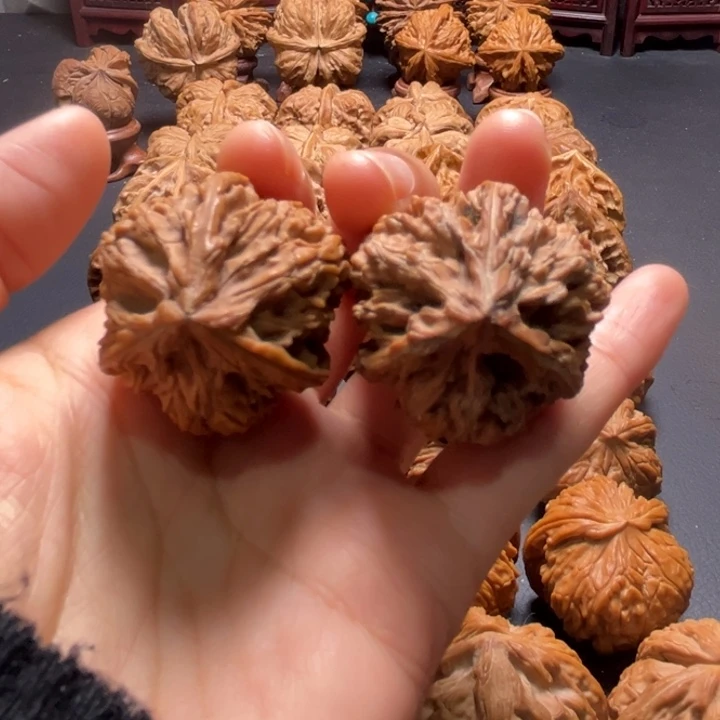 全品文山三棱33尺寸小手捻核桃核桃哈哈哈哈哈