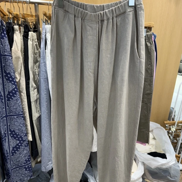 东大门正品 衣挂家麻裤(不支持退货!)