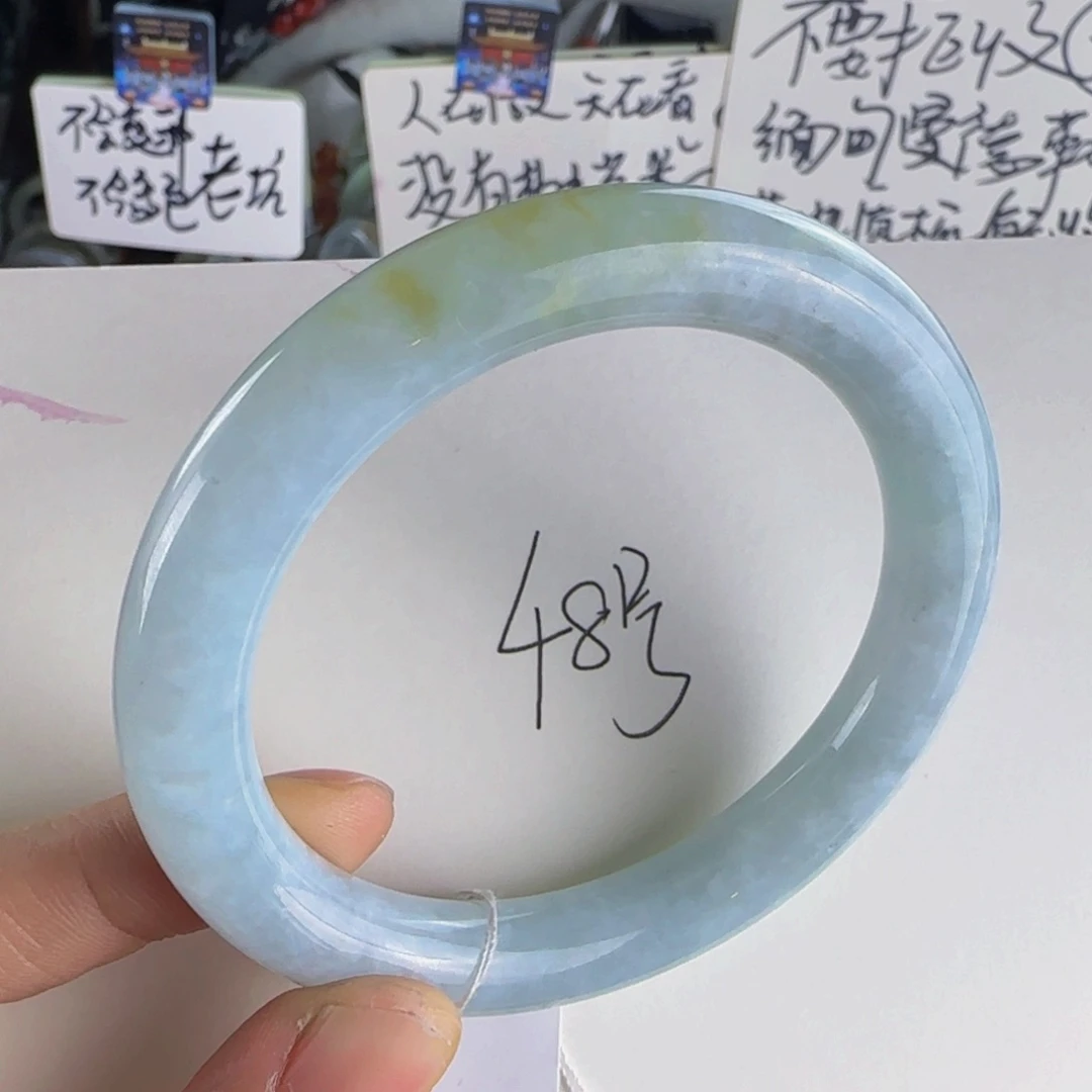 翡翠手镯未镶嵌老坑57.8