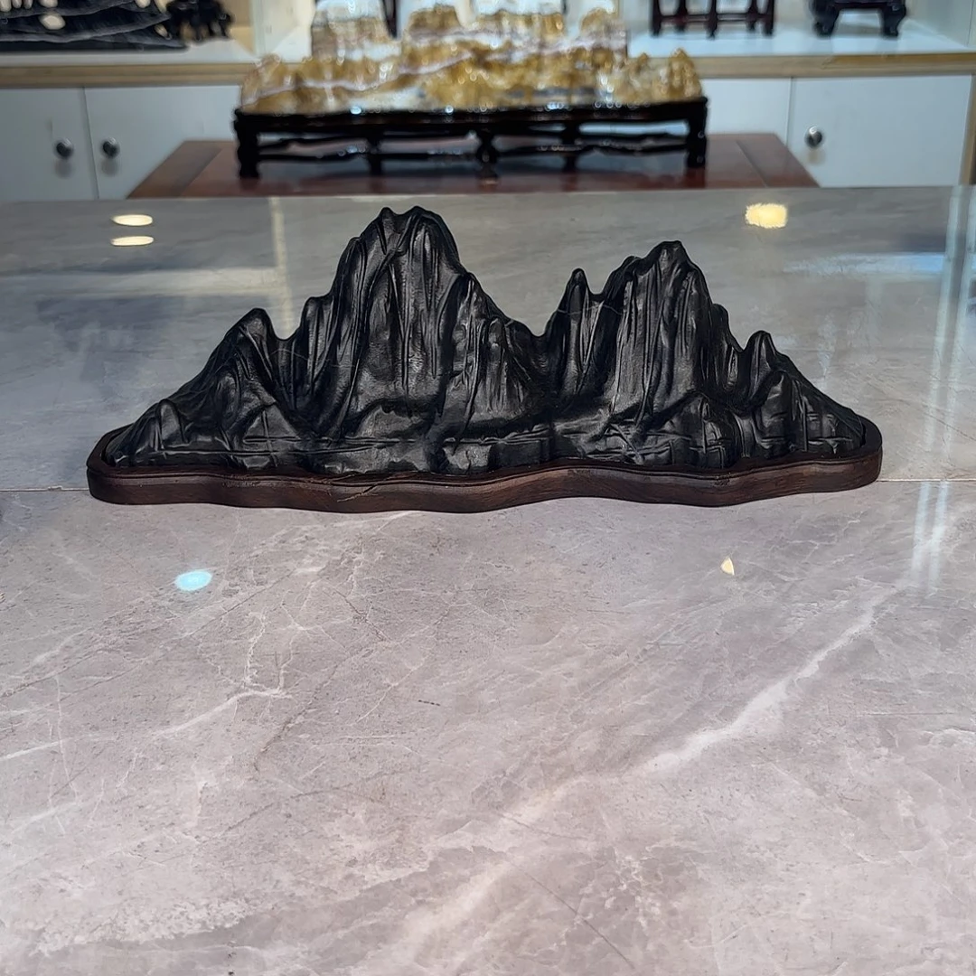 佛***照灵璧石手工雕刻奇石摆件