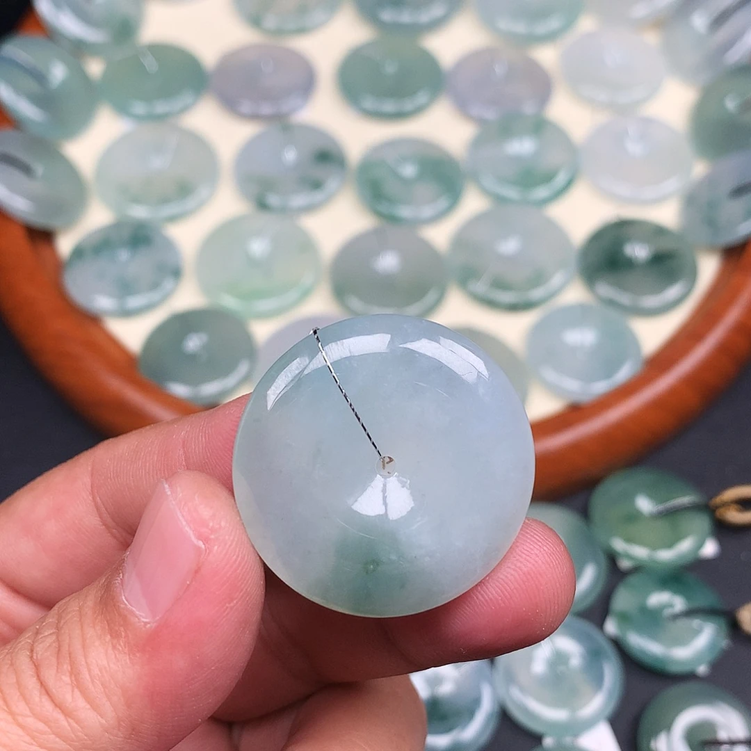 翡翠未镶嵌颈饰33.3-6.3