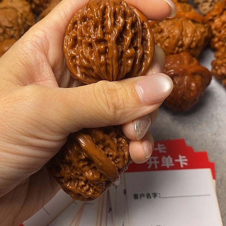 把件文玩核桃四座楼